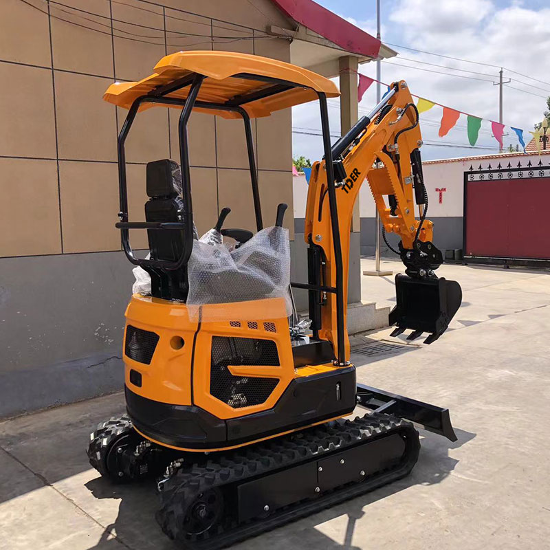 Mini escavadeira de 1,8 toneladas com giro zero à venda