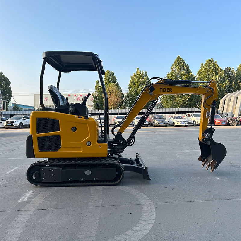 Mini escavadeira de 2 toneladas com opções de motor Perkins e Kubota