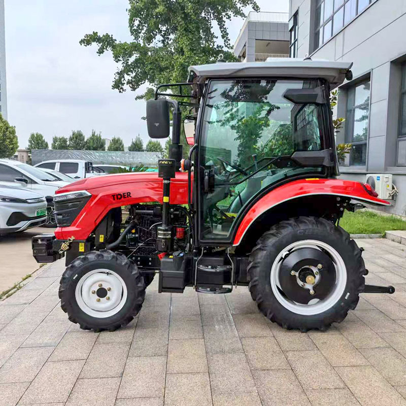 Trator utilitário compacto de 35 HP com cabine para cultivo em pomares