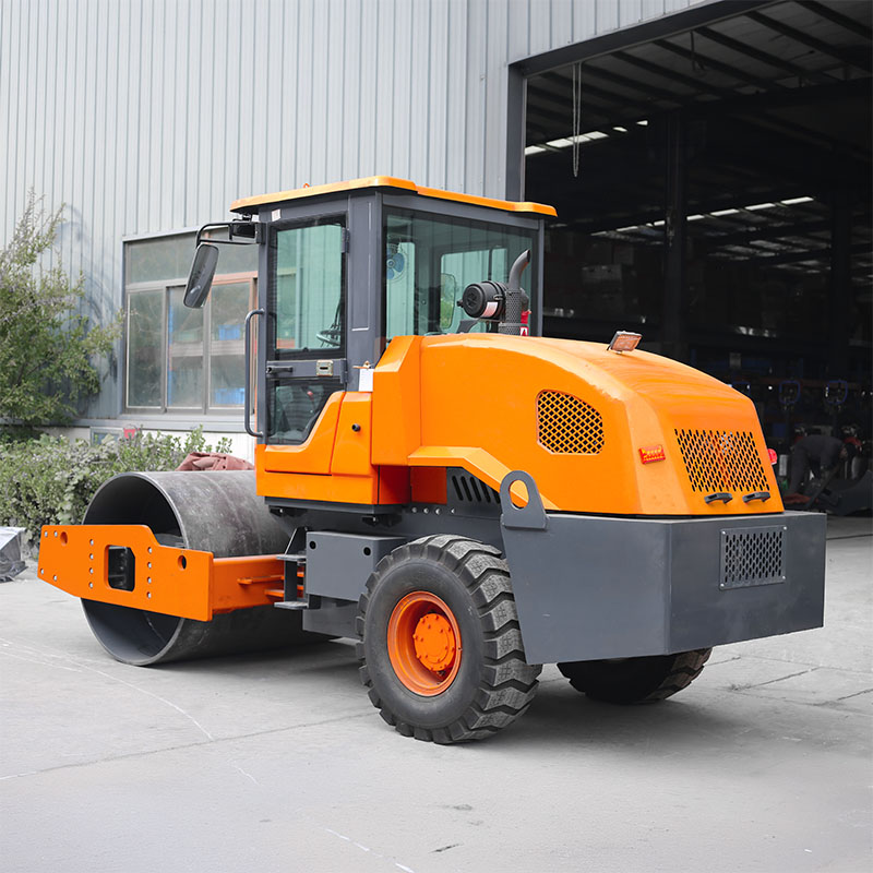Rolo compactador de tambor único de 6 toneladas com sistema hidráulico XCMG