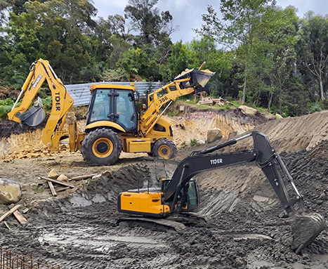 Are backhoe and excavator the same?