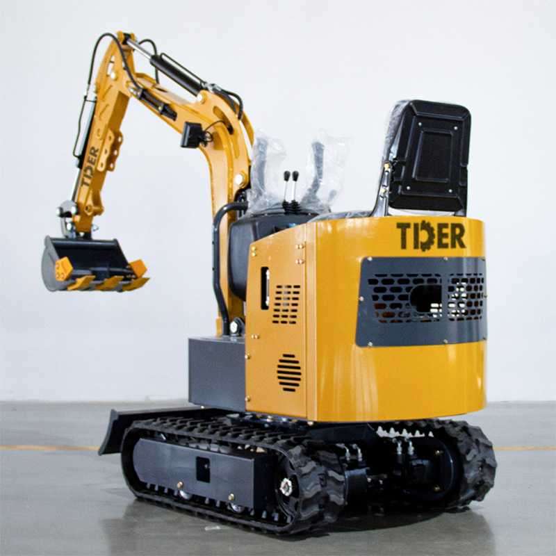 Mini escavadeira de 3 toneladas com sistema hidráulico de detecção de carga